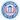 This is an image of the collegiate licensing company seal in red, blue, and white. 
