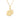 This is a Sam Houston State University pendant featuring the Bearkat Paw logo in yellow stainless steel. 