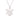 This is a petite white stainless steel honeybee pendant for Stephenville ISD. 