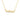This is a script font of the word tarleton made as an attached necklace in a yellow stainless.